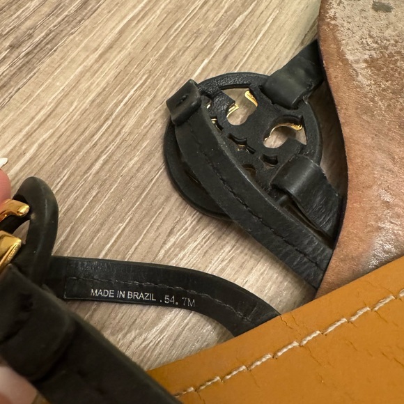Tory Burch Mini Miller Sandals (2 pairs) Black & Tan - Picture 4 of 6